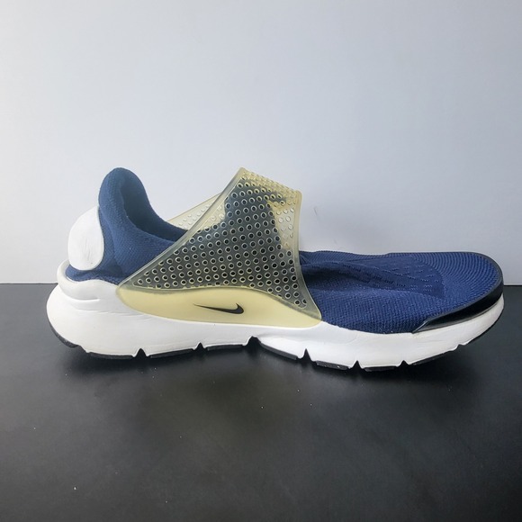 Nike Sock Dart Shoes Men's 12 Blue White Sneakers Running - Picture 11 of 13